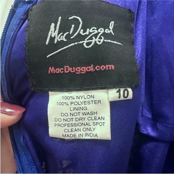 Mac Duggal Royal Blue Maxi Dress - Picture 6 of 7